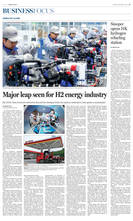 China's Green Hydrogen Revolution: Driving a Sustainable Energy Future