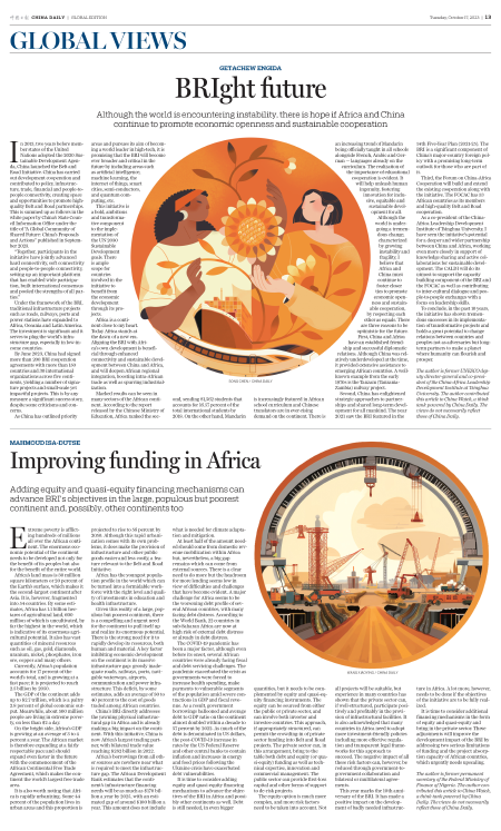 Improving funding in Africa